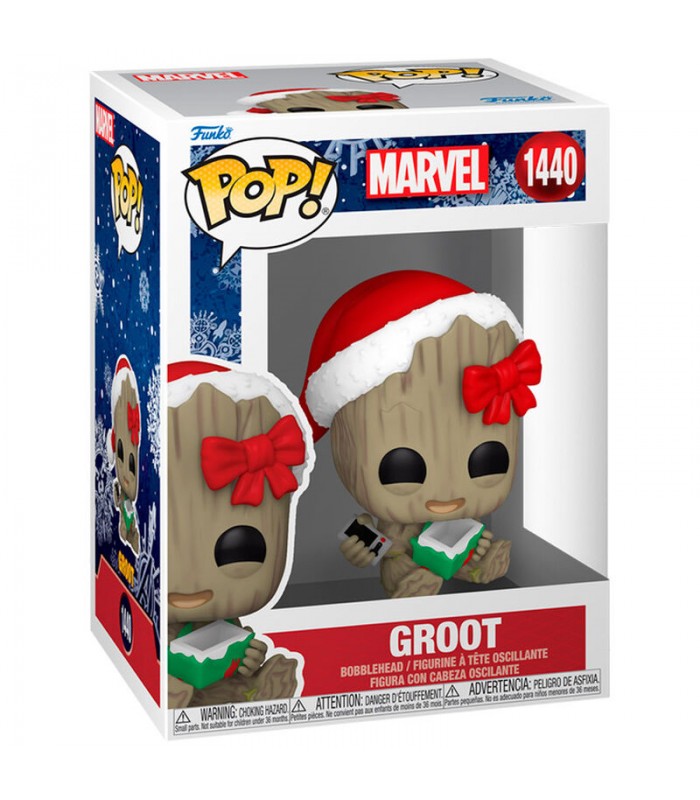 Figura POP Marvel Groot with Present