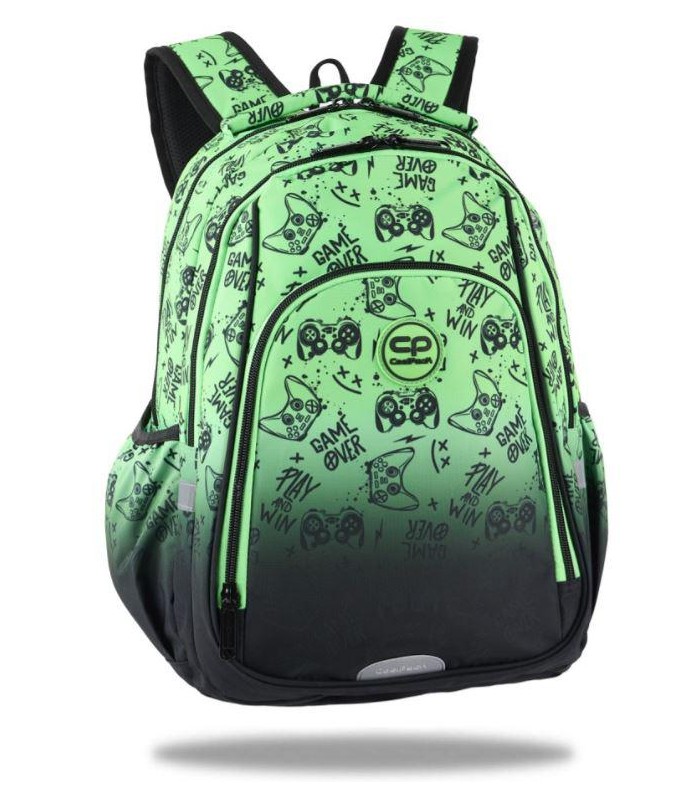 Mochila Escolar STRIKE Game Over Gradient Green