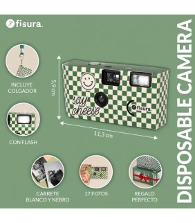 Cámara desechable “Say cheese”