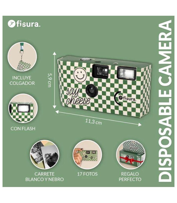 Cámara desechable “Say cheese”