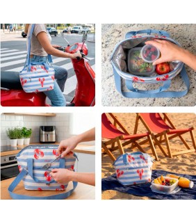 Bolsa térmica porta alimentos “Langostas”