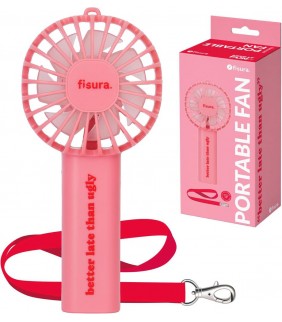 VENTILADOR ROSA PORTATIL 