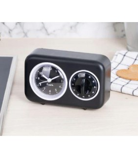Temporizador de cocina retro - negro