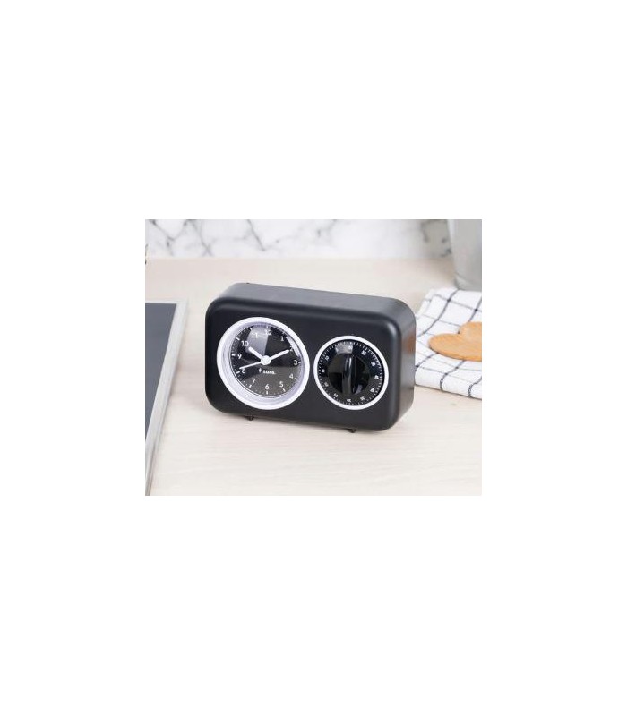 Temporizador de cocina retro - negro