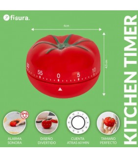 emporizador de cocina “Tomate”