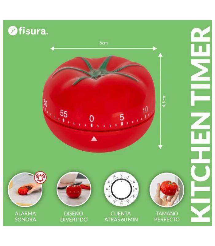 emporizador de cocina “Tomate”