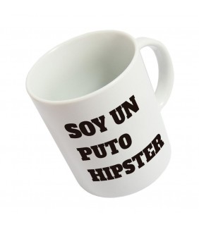 Taza   Soy un Puto Hipster 