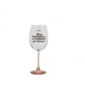 Mr Wonderful Copa de vino  Hoy bebemos… y mañana 