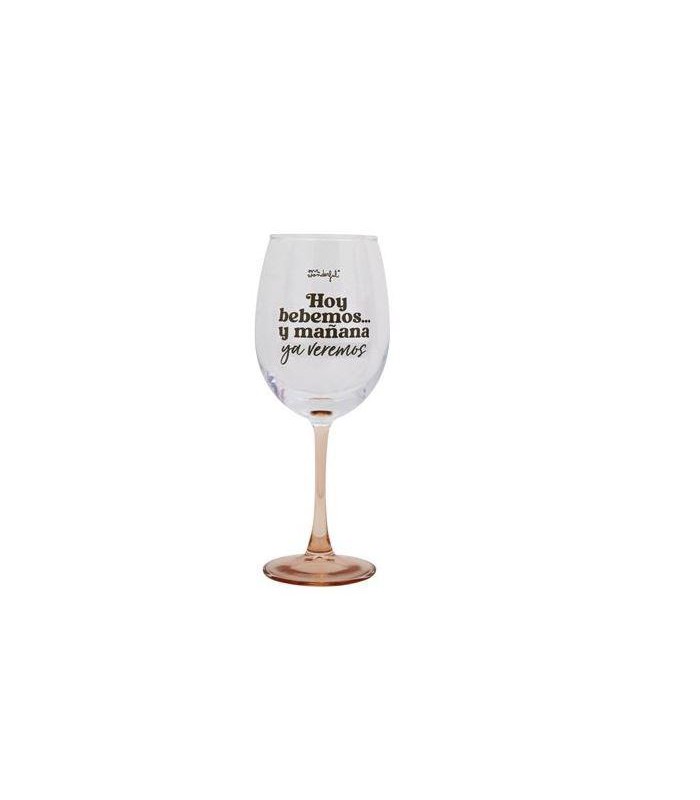 Mr Wonderful Copa de vino  Hoy bebemos… y mañana 