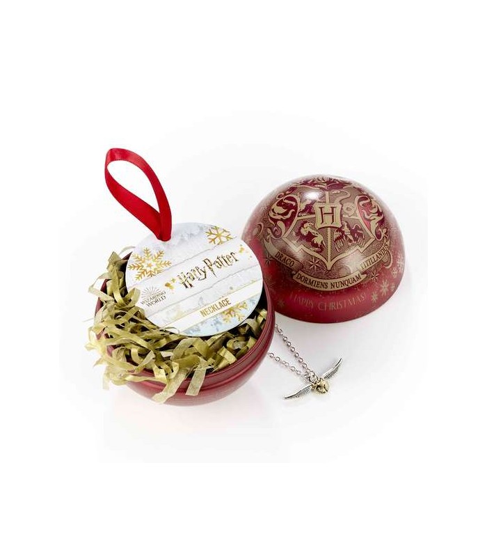 ADORNO DE NAVIDAD BOLA HARRY POTTER CON REGALO COL