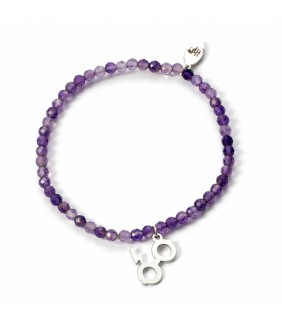 Harry  Semi Precious Stone Bracelet with Ste