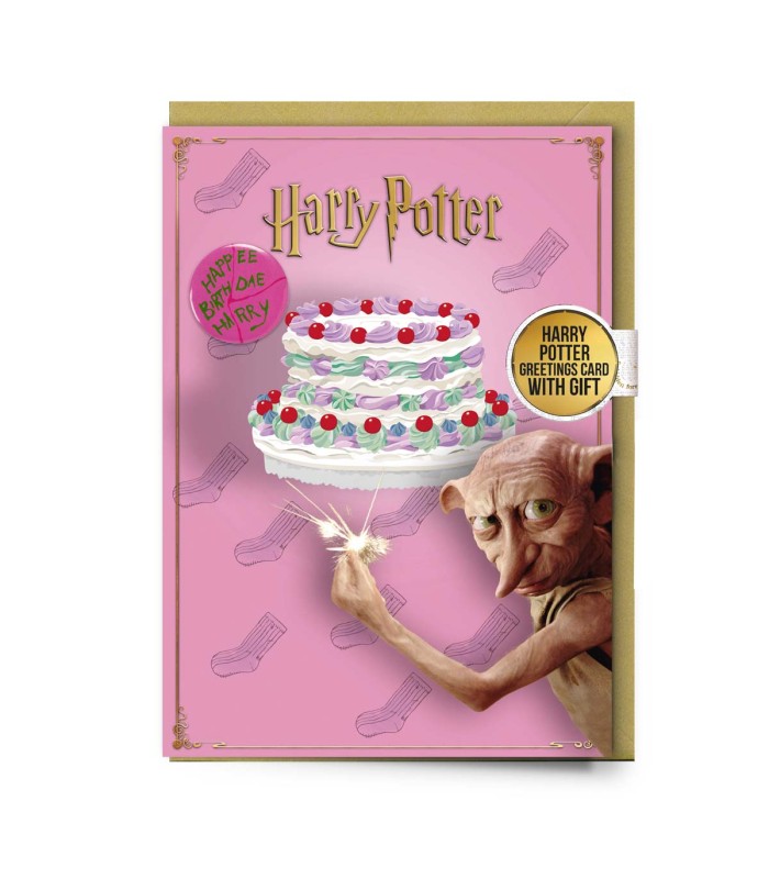 Harry Potter Dobby Happy Birthday Cake Greetings c