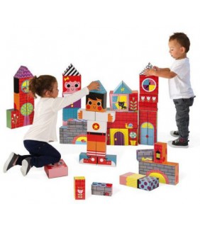 3-6 AÑOS Set de 35 Cubos Gigantes