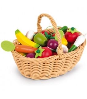 3-8 AÑOS aprox Cesta de 24 Frutas y Verduritas