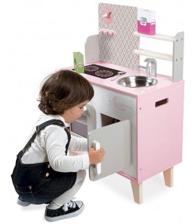 3-8 AÑOS aprox Cocina Rosa Macarron