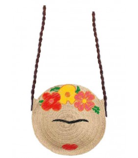 Bolso Redondo Frida Kaho 22cm