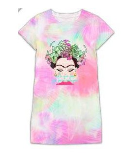 Vestido Frida Khalo lo que fue rosa
