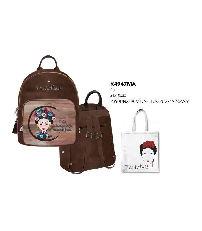 Mochila Frida Kahlo Aquarel MA