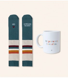KIT TAZA   CALCETINES 42/46 'MI PERSONA FAVORITA'