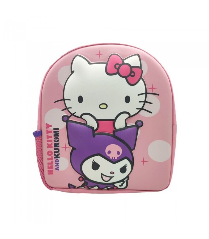 Mochila 3D Kuromi & Hello Kitty 30cm