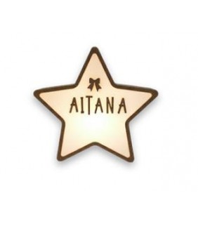 LAMPARA PERSONALIZABLE ESTRELLA 