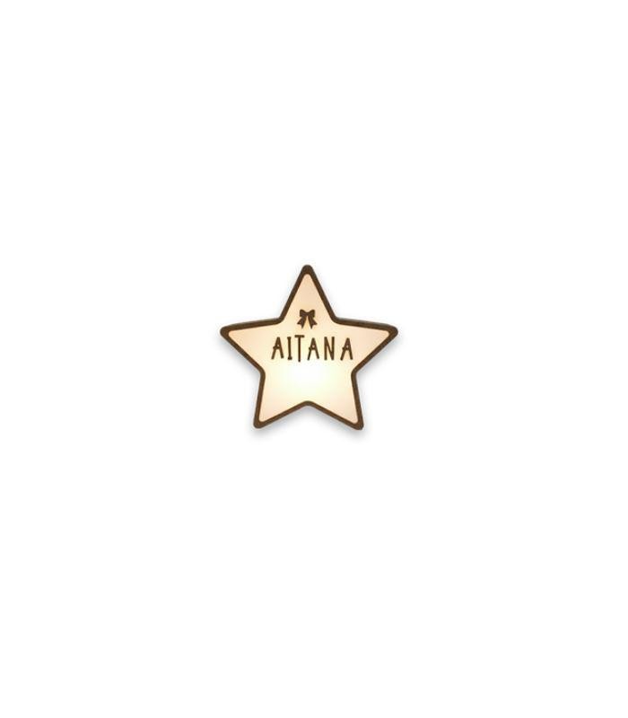 LAMPARA PERSONALIZABLE ESTRELLA 