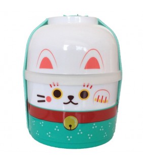 Tupper Redondo con Compartimentos -Gato de la Suer