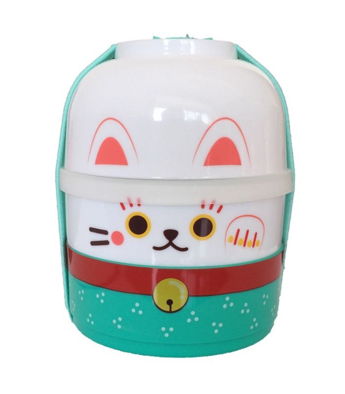 Tupper Redondo con Compartimentos -Gato de la Suer