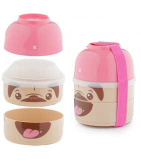 TUPPER REDONDO -PERRO PUG MOOPS