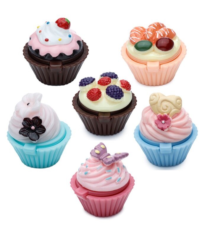 Bálsamo Labial con Forma Cupcake