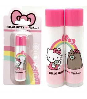 Bálsamo Labial en Barra - Hello Kitty y Gato Pushe