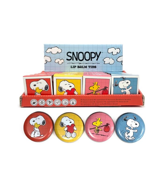 Bálsamo Labial en Lata Peanuts Snoopy & Woodstock