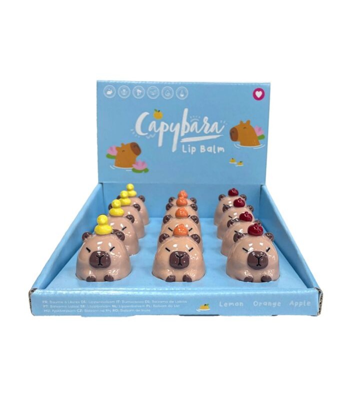 Bálsamo Labial con Forma Capibara