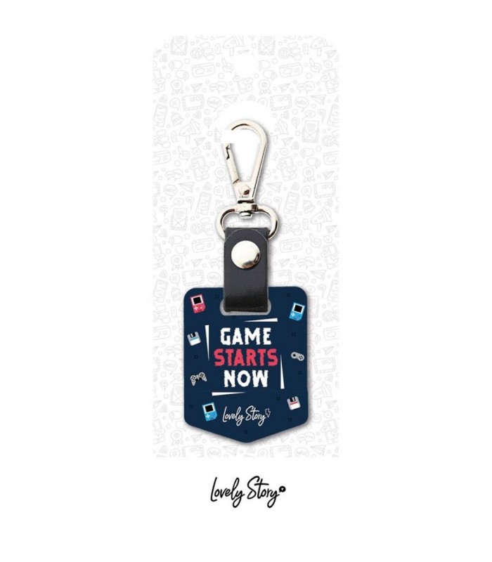 LLAVEROS / KEYRINGS - DARK BLUE - GAME STARTS NOW
