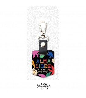 LLAVEROS / KEYRING - BLACK - ALMA LIBRE