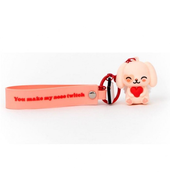 LLAVEROS CHARMS CONEJITO CUPIDO