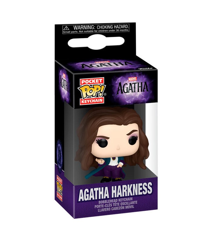 Llavero Pocket POP Marvel Agatha - Agatha Harkness
