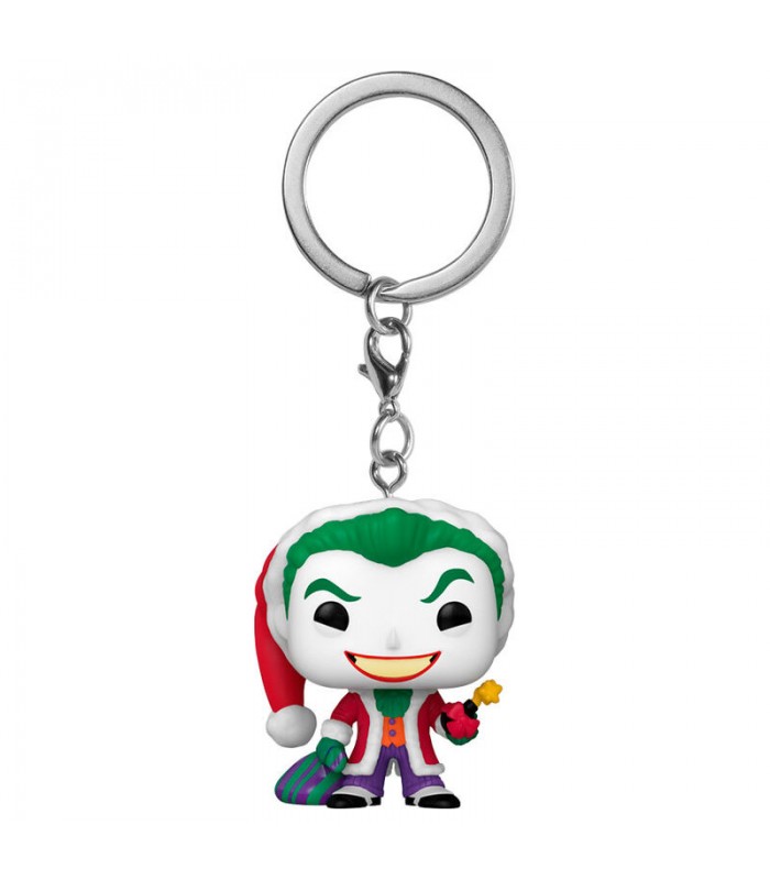 Llavero Pocket POP DC Comics Holiday The Joker Exc