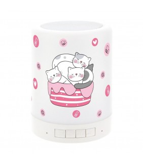 LÁMPARA ALTAVOZ / BLUETOOTH SPEAKER LAMP - CATS