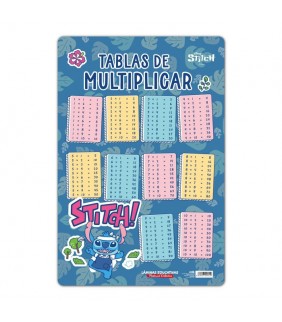 LAMINA EDUCATIVA ESPAÑOL TABLA DE MULTIPLICAR DISN