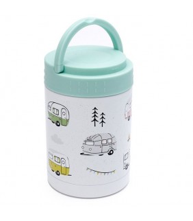 Termo comida acero inoxidable caravanas mint
