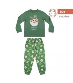 PIJAMA LARGO THE MANDALORIAN NIÑO TALLA 6