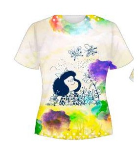 Camiseta Mafalda Mariposas