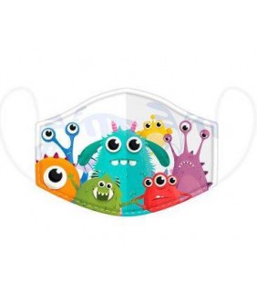 Mascarilla Monstruos infantil homologada 