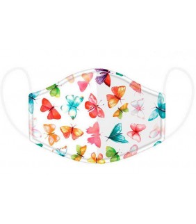 Mascarilla Mariposas adulto homologada 