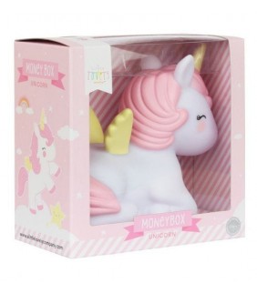 A Little Lovely Lamparita Unicornio sentado