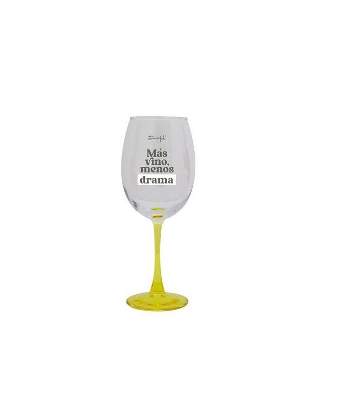 Mr Wonderful Copa de vino  Más vino  menos drama