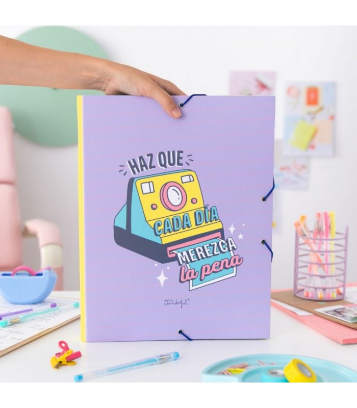Carpeta separadora - Haz que cada día merezca la p