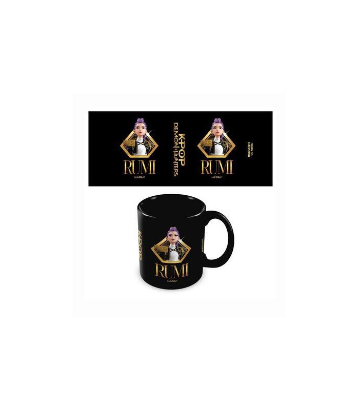 TAZA NEGRA K-POP DEMON HUNTERS K-POP GOLDEN RUMI