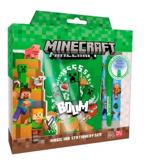 Diario con boligrafo magico Minecraft